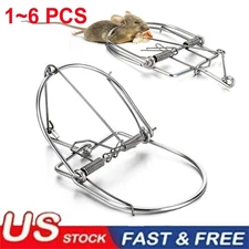 Large Metal Mouse Traps Rat Mice Killer Snap Trap Power Rodent Heavy Duty Pest