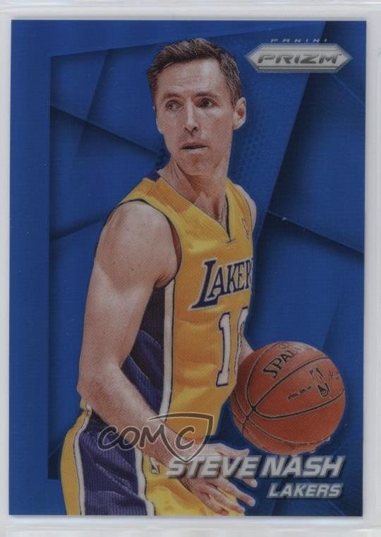 2014-15 Panini Prizm Blue Prizm 82/99 Steve Nash #102 HOF 00y3