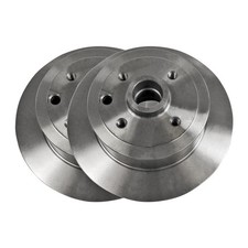 BREMSSCHEIBE SATZ HINTERACHSE FÜR OPEL CALIBRA A C89 VECTRA A J89 KADETT E VAICO