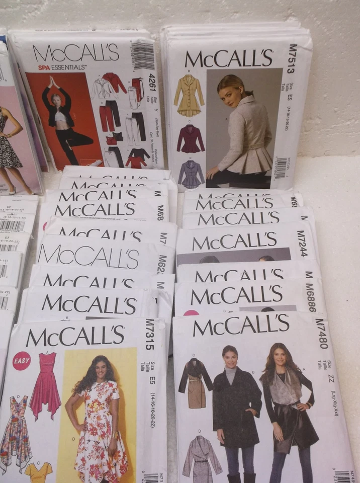 McCalls Butterick Newlook Women's Dress Patterns Lot of 43 Uncut NOS 2010s Era - Image 2 of 4