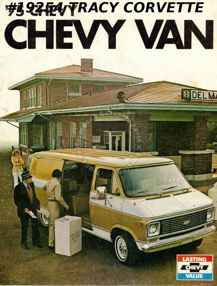 1975 Chevy Van Original Sales 12 Page Brochure 3021 R-1 | eBay