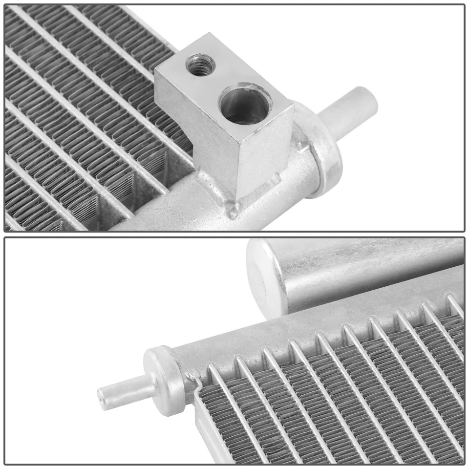 Repuesto condensador de aire acondicionado delantero de aluminio estilo fábrica Acura ILX 2013-2016 Foto 3 de 4