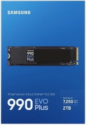 Samsung 990 EVO Plus NVMe 2.0 SSD 2 TB M.2 2280 TLC