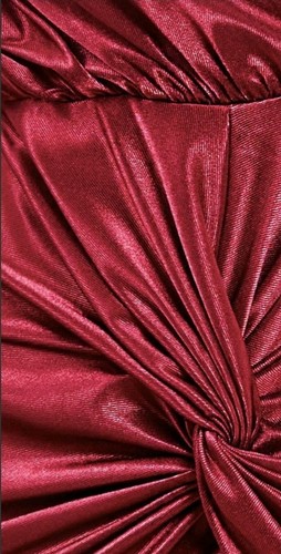 Satin Wrap Knotted Midi Dress Size 14 Wine 'Goddiva' Bnwt NEW - Picture 4 of 6