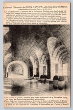 France Douaumont Ossuary WWI Battle of Verdun Tombs 1926 Divided Back Postcard