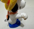 3" Vintage Snoopy Dog Peanuts Yellow Cowboy Farmer Hat 1966 United Feat Figure — photo 5