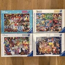 FOUR DISNEY RAVENSBURGER 1000 Piece Puzzles P...