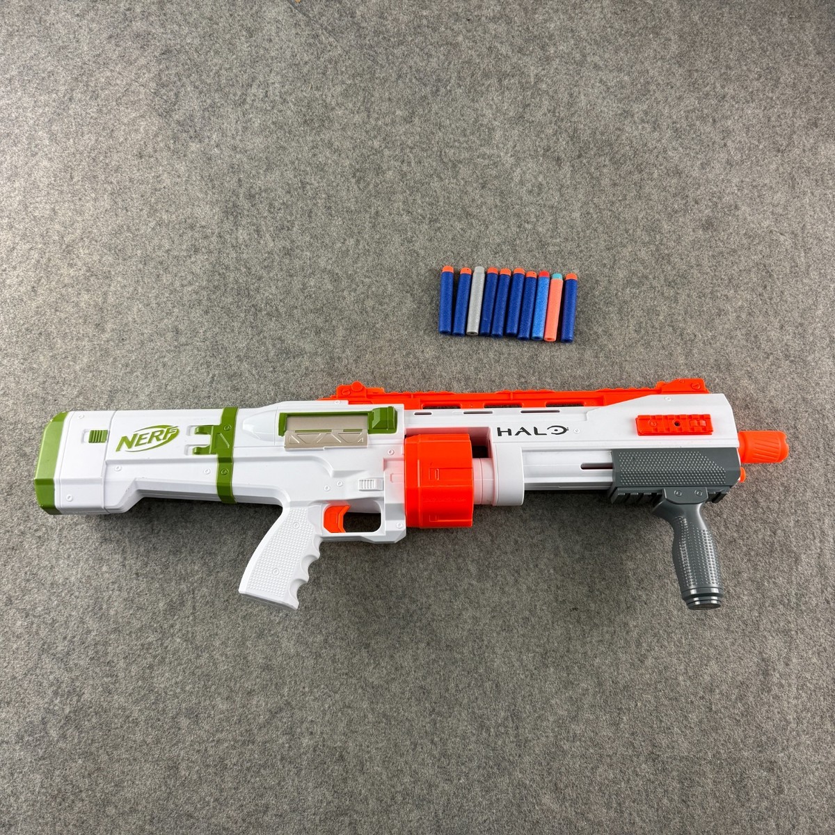 Nerf Halo Bulldog SG Dart Blaster Gun 10 Shot Pump Action Shotgun