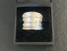 Statement Unique Sterling Silver Ring Heavy A...