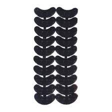 20 Pcs Rubber Bottom Heel Sticker High Cushion Inserts Pads Women's Back Liners