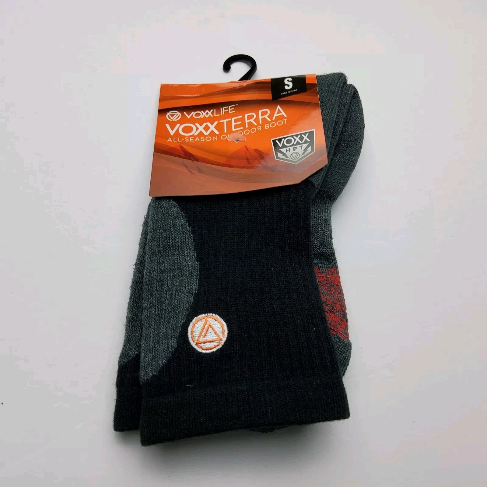 Voxx Life Wool Blend VoxxTerra Neuro Socks All Season Outdoor Boot Crew Size S