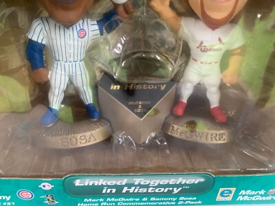 MARK McGWIRE SAMMY SOSA HEADLINERS XL LINKED TOGETHER IN HISTORY
