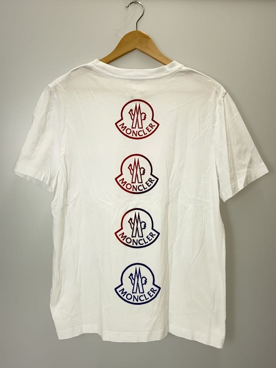 【関税込み】Moncler ホワイト ロゴトリム コットン Tシャツ MONCLER T-SHIRT S COTTON White Used | eBay