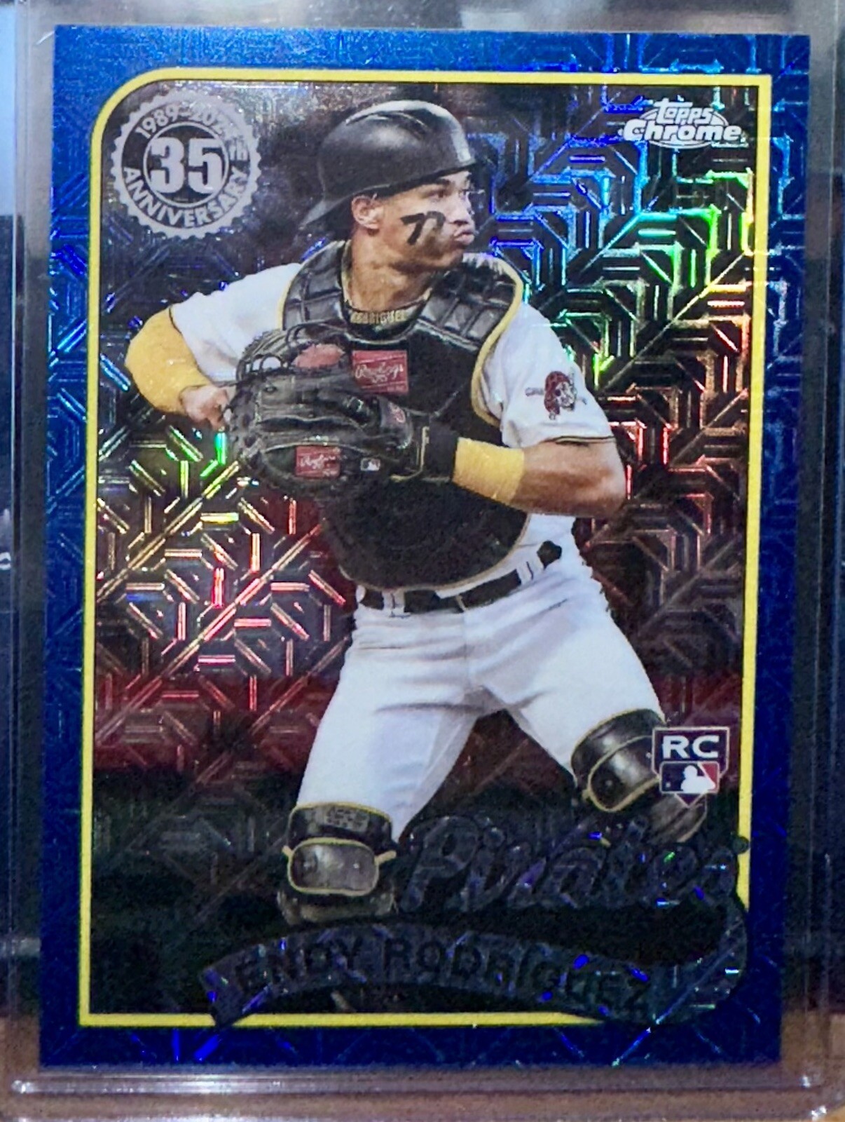 2024 Topps Series 2 Baseball - Endy Rodriguez - Silver Pack Mojo Blue RC /150