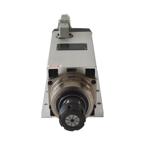 220V 4.5KW Square Spindle Motor with Flanged Collet Nut ER32 - Picture 4 of 22