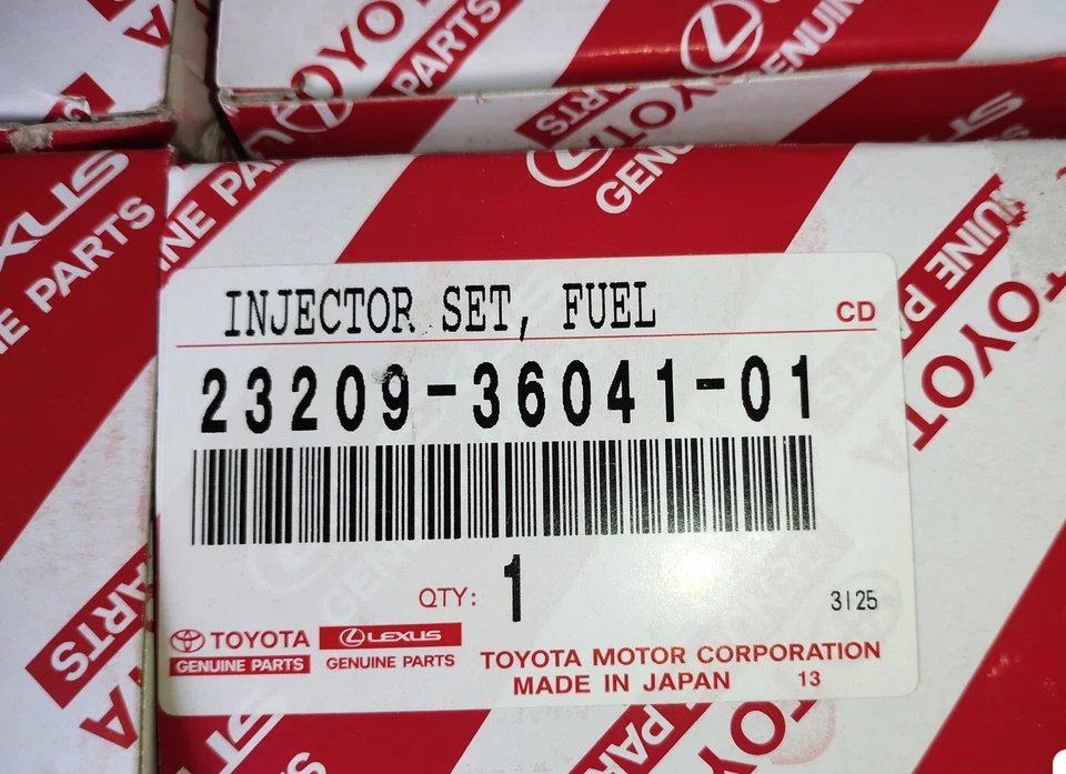 Inyector de combustible OEM 23209-36040 / 23209-36041 para Lexus GS200t IS200t IS300 NX200t Foto 2 de 4