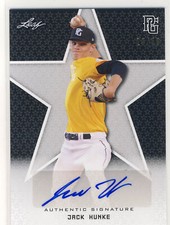 JACK HUNKE 2020 Leaf Perfect Game PG Black AUTO /50 MISSOURI ST