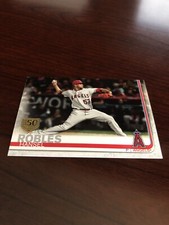 2019 TOPPS UPDATE SERIES Angels Hansel Robles US137 150 YEARS GOLD STAMP *Mint*