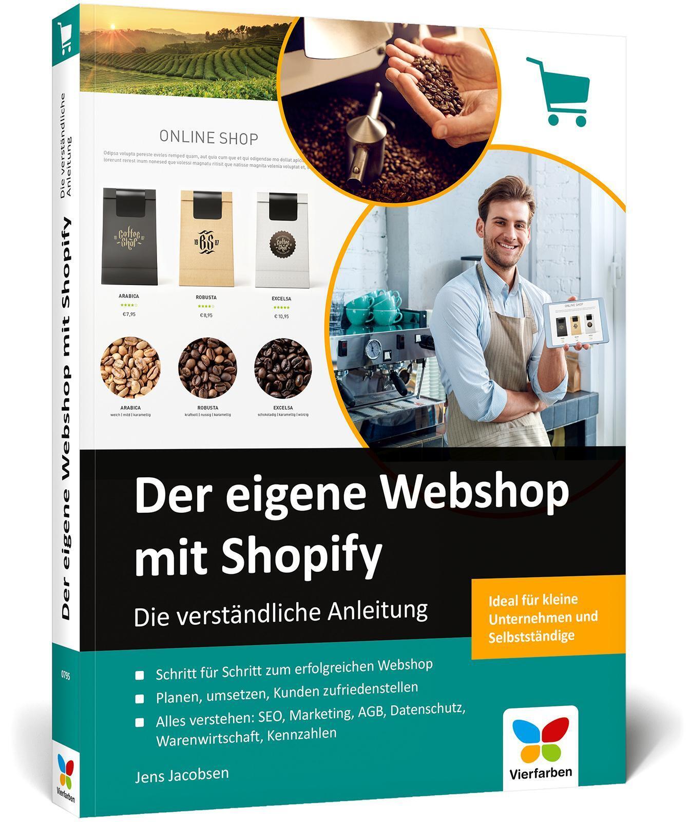 Thumbnail - Der Eigene Webshop Mit Shopify | Jens Jacobsen | Taschenbuch | 364 S.