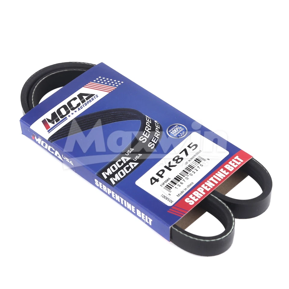 2x Conjunto de cinturón y tensor Serpentine apto para Dodge Neon Chrysler PT Cruiser 2,4 L Foto 3 de 4