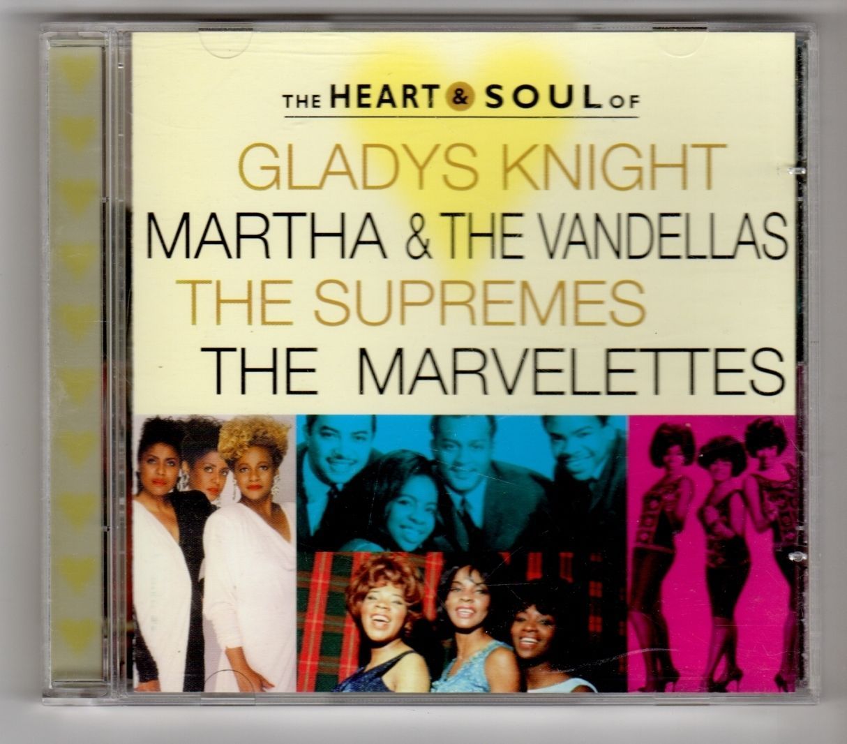 (GY612) Heart & Soul, Gladys Knight/Supremes/Marvelettes/Martha - 1997 CD