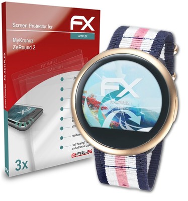 MyKronoz Smartwatch ZeRound 2 negro/amarillo