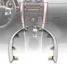 Left+Right For Toyota Corolla 2009-2013 Upper Side Central Dashboard Strip Trim