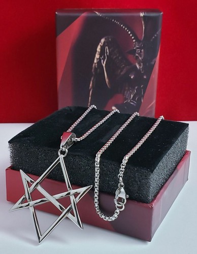 Esagramma unicursale goth punk occulto metafisico rituale pagano antico - Foto 3 di 7