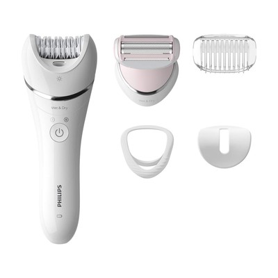 Philips Cordless Epilator Series 8000 Wet & Dry Hair Removal BRE710/00 White