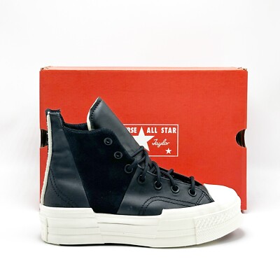 *NEW* Unisex CONVERSE Chuck 70 Plus Mixed Material Black (A05260C) Sz 5.0 - 8.0