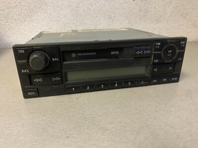 Radio Cassette Tuner Beta No Code VW Golf 4 Passat 3B 3BG GENUINE 1J0035152B