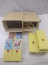 Vintage Fisher Price Hand Wind Movie Theater Projector 11 Movies non-working