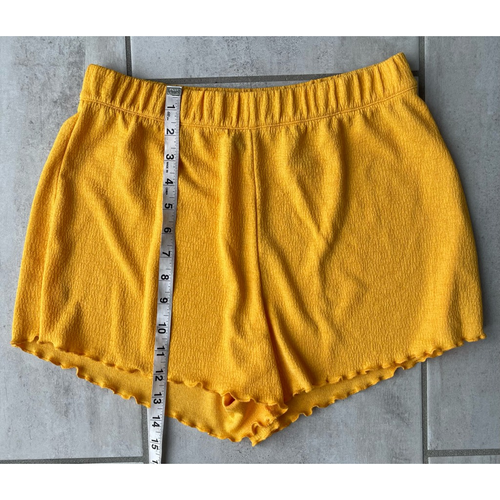 H\u0026M Divided Womens Hot Pants Yellow 