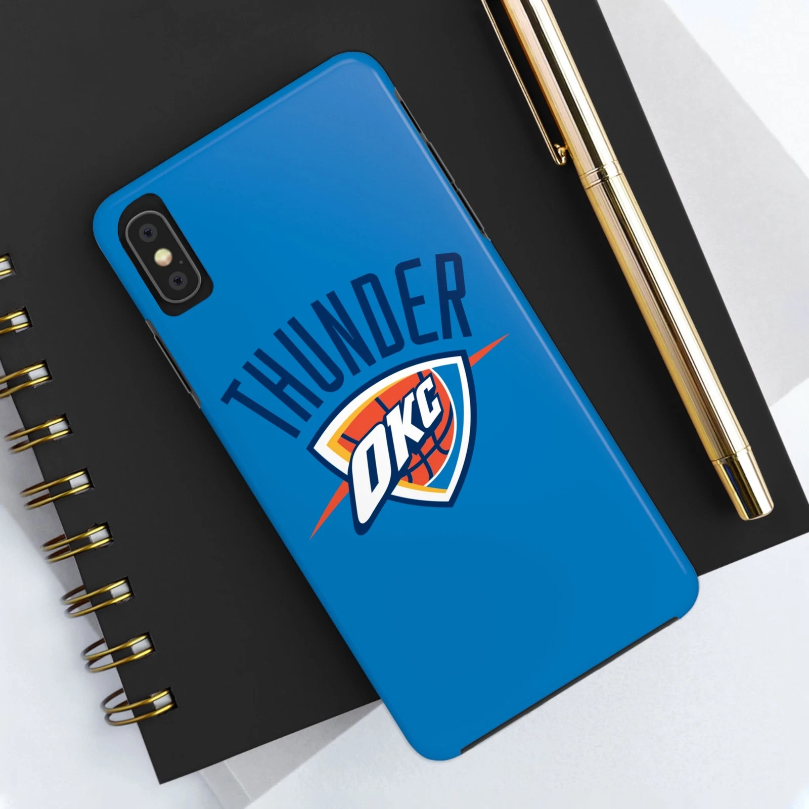 OKC Thunder Tough Phone Case, NBA Finals Playoffs, iPhone Samsung - Basketball