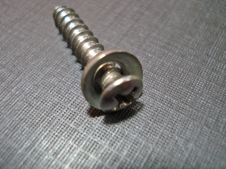 25 Chevy Pontiac Buick #8 x 7/8" con #6 adornos acero inoxidable molduras tornillos arandelas GM  Foto 3 de 4