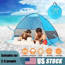 Pop Up Portable Beach Tent Sun Shade Shelter Outdoor Camping Fishing Canopy