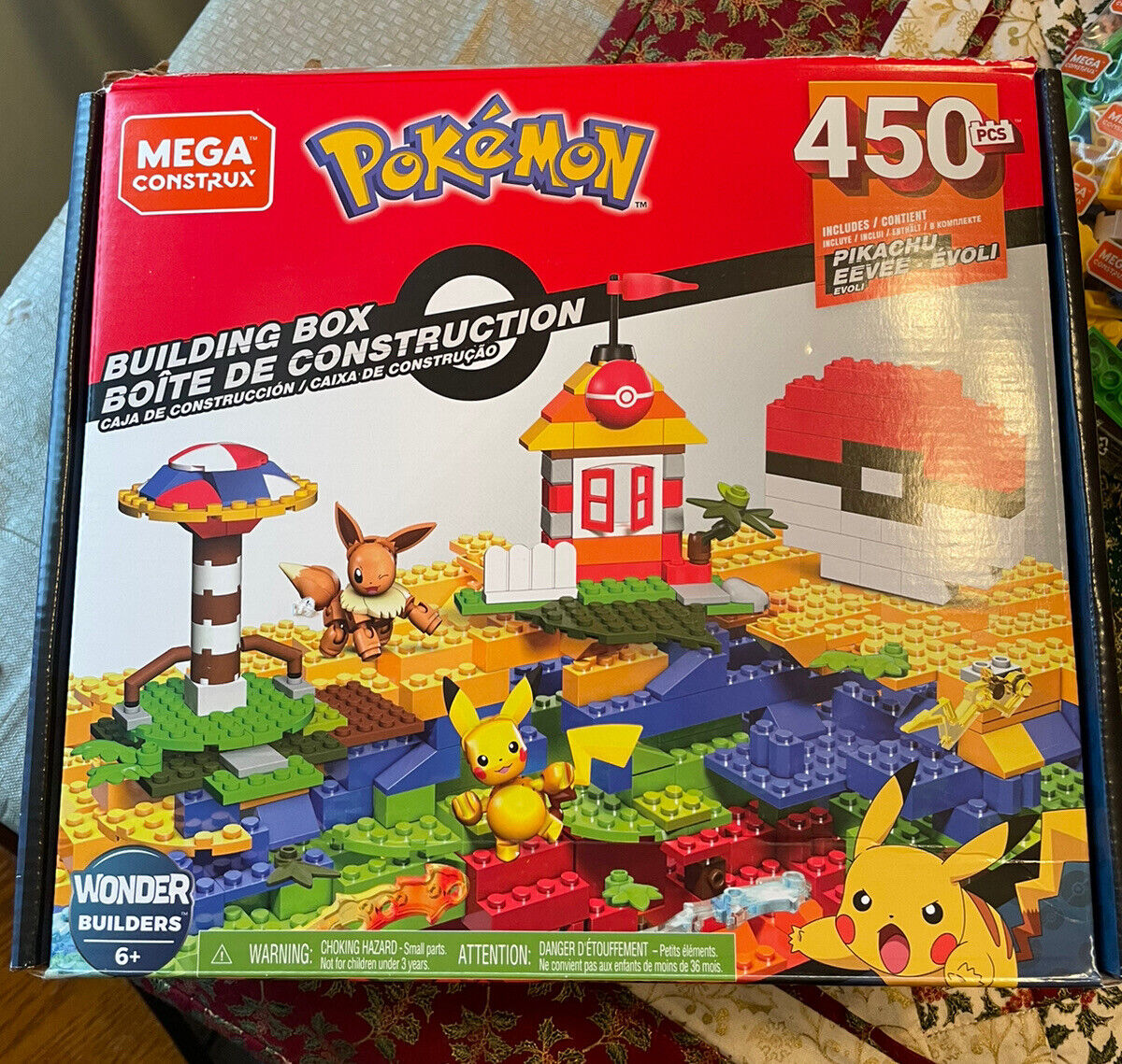  MEGA Pokémon Building Box Building Set With 450 Compatible  Bricks and Pieces : Toys & Games