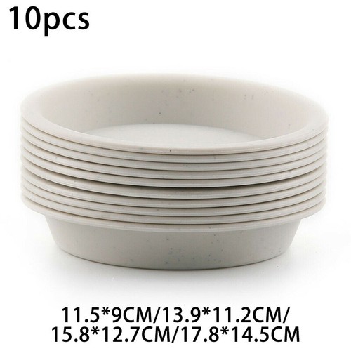 PlasticSaucer Base Round Plant Flower Pot Plate Water Drip Tray