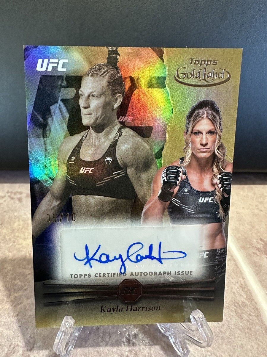🏆 2024 Topps Gold Label UFC Rookie RC Auto Kayla Harrison