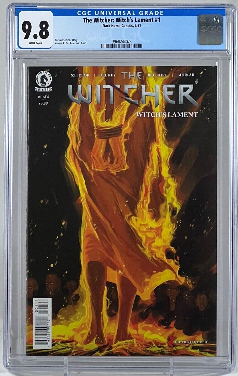 The Witcher: Witch's Lament #1 Comic White Pages CGC 9.8