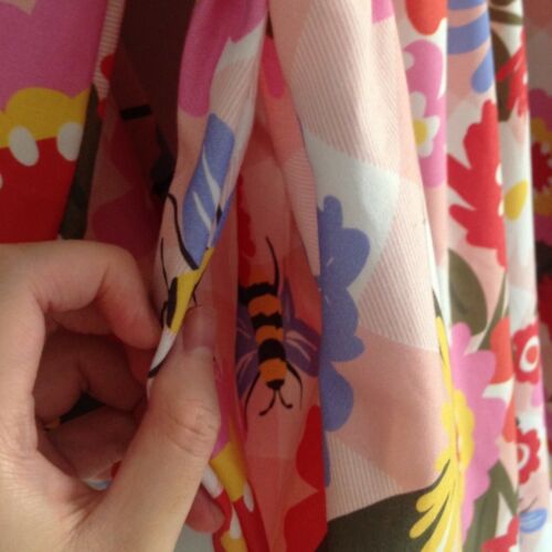 Handmade Designer Fabric Dress - L Size, Ellie Whittaker's Funday Flow - Picture 4 of 6