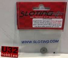 Slotting Plus SP072326 Crown 26Z Anglewider Aluminum 16Mm Weight 0.6G Axle 2.38