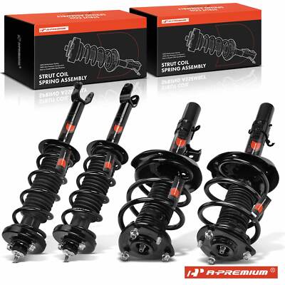 A-Premium Front & Rear Strut w/ Coil Springs Assembly for Acura TLX 2015-2018