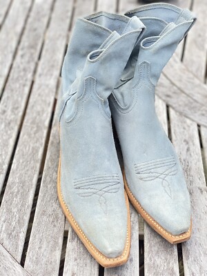 Lucchese Baby Blue Western Boot Size