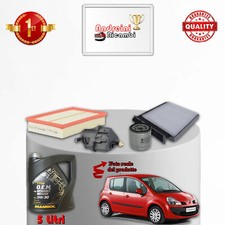 KIT TAGLIANDO 4 FILTRI E OLIO RENAULT MODUS 1.5 DCI 60KW 82CV DAL 2004 ->
