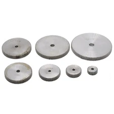 45# Steel Spur Gear 1M12T-1M100T Metal Mod 1 Pinion Gear 12-100 Tooth Moter Gear