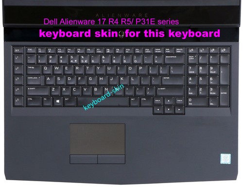 US Keyboard Cover Skin For Dell Alienware 17 R2 R3 R4 R5,Area-51m,Alienware 18 - 第 4/8 張圖片