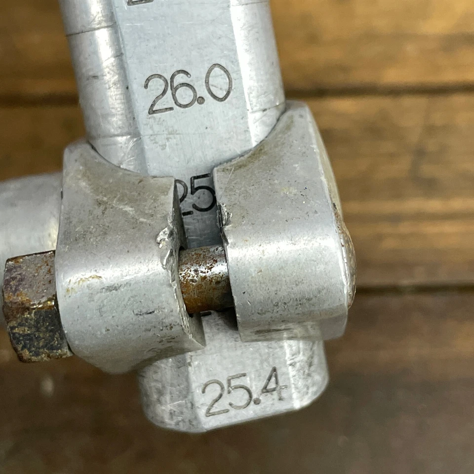 Vástago de disco vintage 3ttt 105 mm Italia Pantógrafo 22,2 mm 3T 26,0 mm Eroica Foto 4 de 4