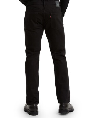 Levi's Men's 504 Regular Straight Jean Jet 29W x 30L 299900046