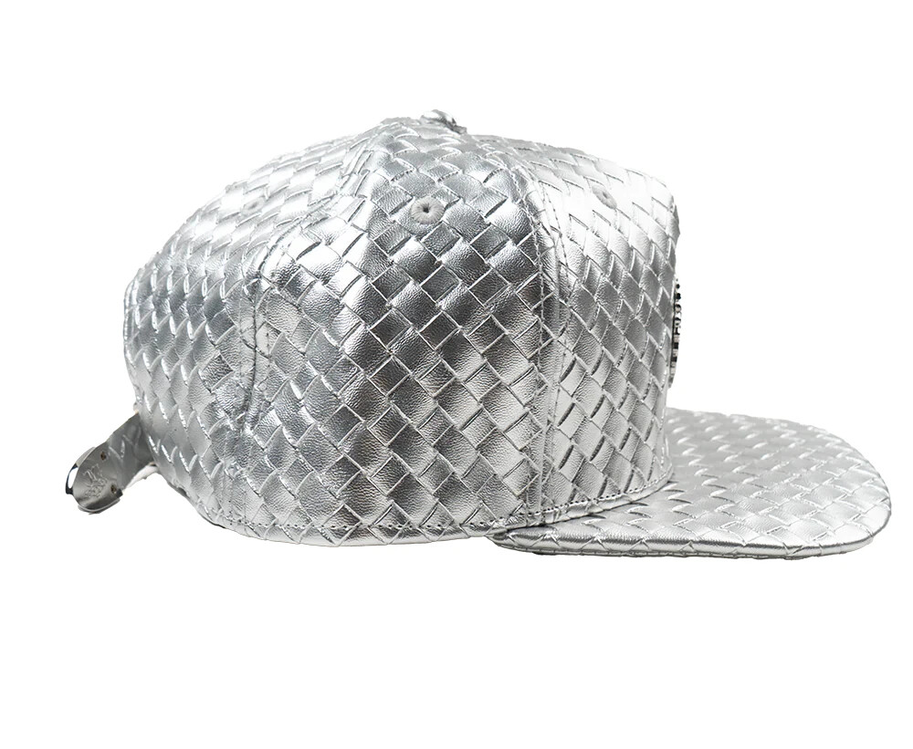 ◆typeservice◆ Gamboling Satin Cap Silver TYPESERVICE] Graphic Embroidery Cap _ SILVER - Bstore/비스토어